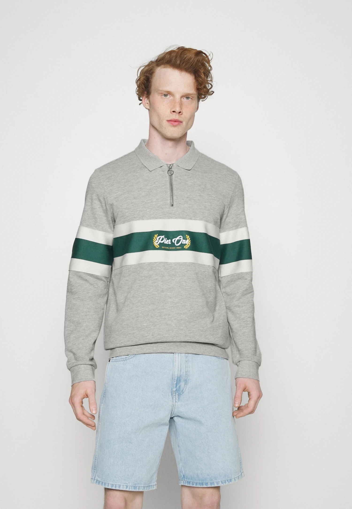 Pier One Bluza - Light Grey 3 Pier One Bluza - Light Grey