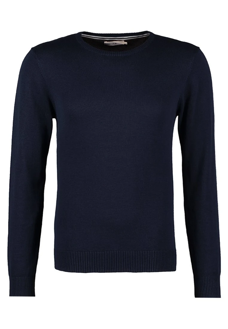 Pier One BASIC CREWNECK - Sweter - Dark Blue 7 Pier One BASIC CREWNECK - Sweter - Dark Blue - obrazek 5