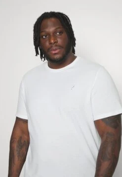 Pier One 5 PACK - T-shirt Basic - White/mottled Dark Grey/bordeaux -Sklep Z Odzieżą Męską 568bb40bac894990acb64f1526538783