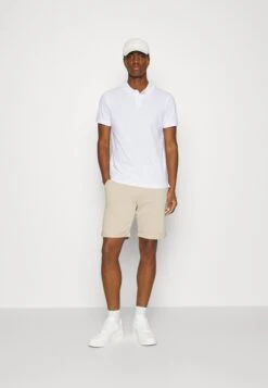 Pier One 3 PACK - Koszulka Polo - Bordeaux/white/dark Blue