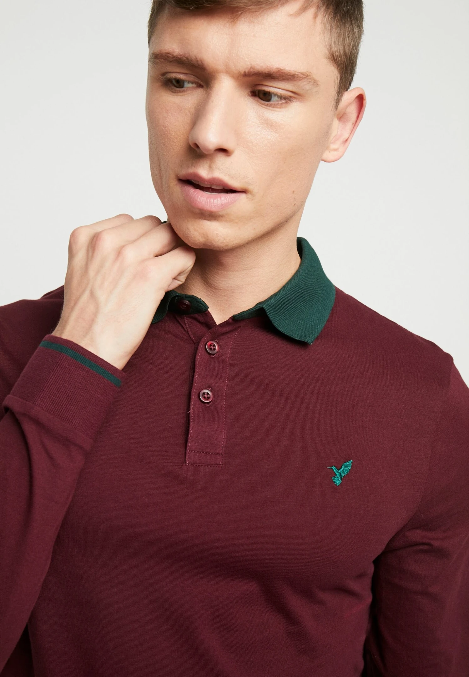 Pier One MUSCLE FIT - Koszulka Polo - Bordeaux 7 Pier One MUSCLE FIT - Koszulka Polo - Bordeaux - obrazek 5
