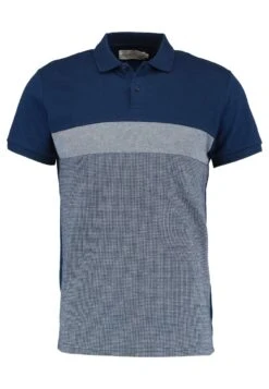 Pier One Koszulka Polo - Dark Blue/mottled Grey -Sklep Z Odzieżą Męską 5d3d6a419d0f4de0a62de84f21a5f3fe