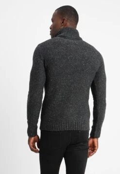 Pier One Sweter - Mottled Dark Grey -Sklep Z Odzieżą Męską 61a86e44e5094b75a405aac4d1fb9803