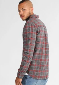 Pier One Koszula - Grey/coral 9 Pier One Koszula - Grey/coral -Sklep Z Odzieżą Męską 62192d2e542d4a69a08273483006118b