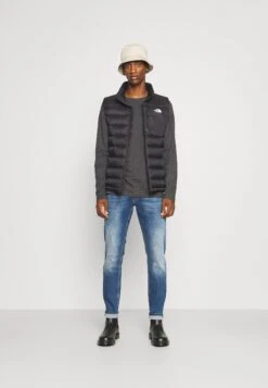 Pier One 2 PACK - Bluzka Z Długim Rękawem - Dark Grey/black