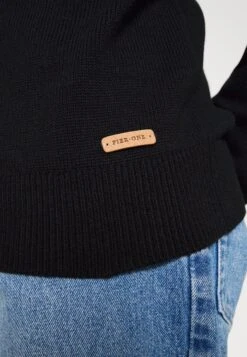 Pier One STRUCTURE BLOCK HIGH COLLAR - Kardigan - Black -Sklep Z Odzieżą Męską 6a3d75ac81f349948e6db8598e9da725