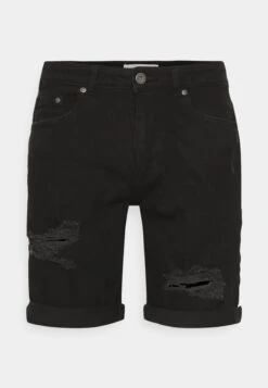 Pier One Szorty Jeansowe - Black