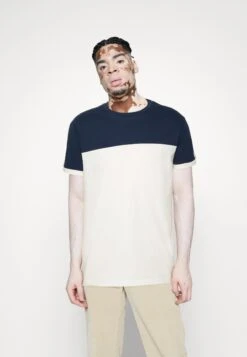 Pier One T-shirt Z Nadrukiem - Dark Blue/white