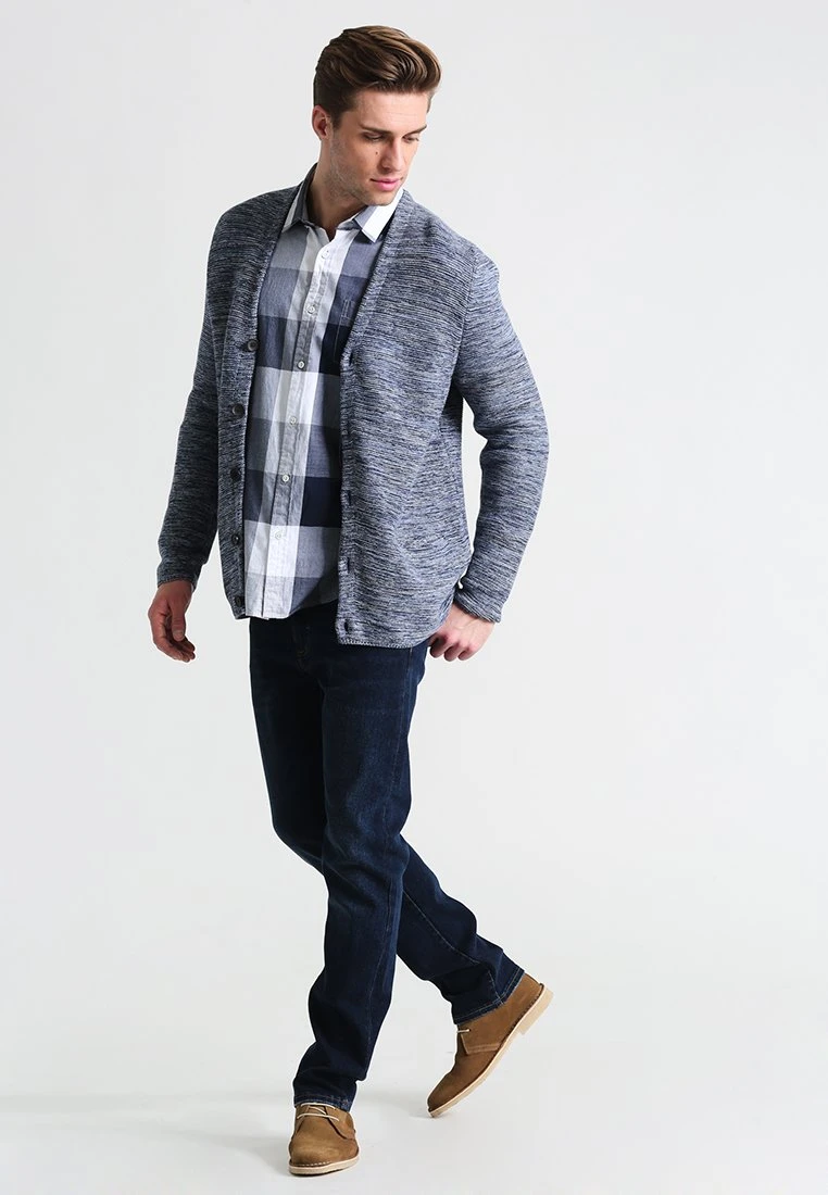 Pier One BASIC - Jeansy Straight Leg - Dark Blue Denim 4 Pier One BASIC - Jeansy Straight Leg - Dark Blue Denim - obrazek 2