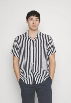 Pier One Koszula - Dark Blue/white