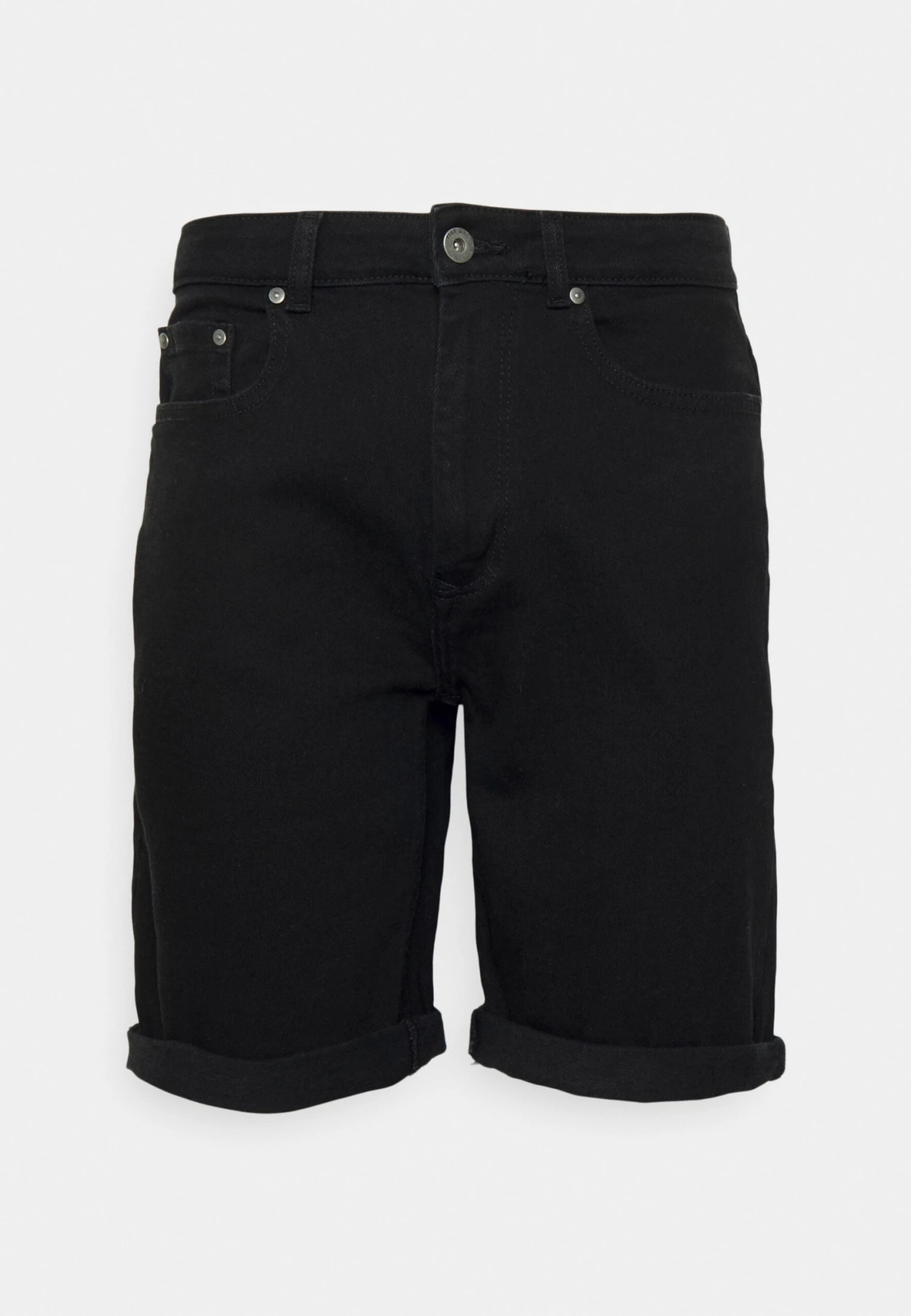 Pier One Szorty Jeansowe - Black Denim 3 Pier One Szorty Jeansowe - Black Denim