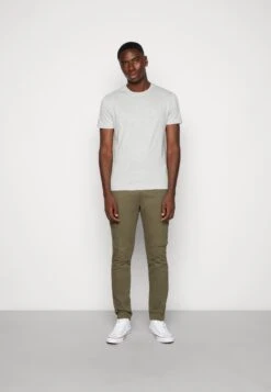 Pier One UNISEX 5 Pack - T-shirt Basic - Black /dark Blue/dark Green