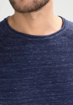 Pier One Sweter - Mottled Blue -Sklep Z Odzieżą Męską 75e9a26aff2c4026be3ca0dba6457c21