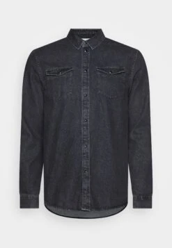 Pier One DENIM - Koszula - Black