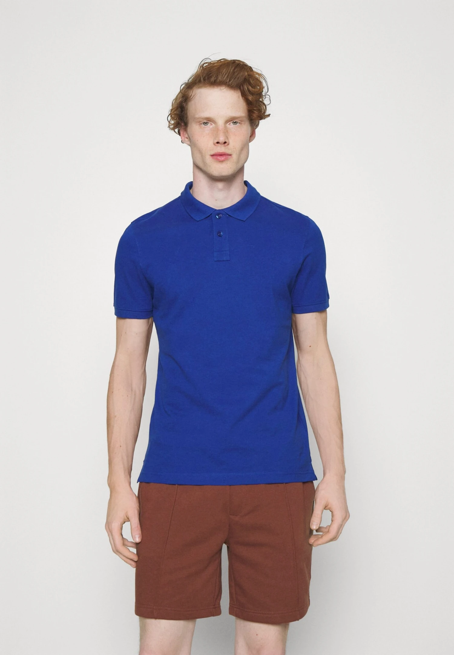 Pier One 3 PACK - Koszulka Polo - Dark Blue/brown/beige 4 Pier One 3 PACK - Koszulka Polo - Dark Blue/brown/beige - obrazek 2