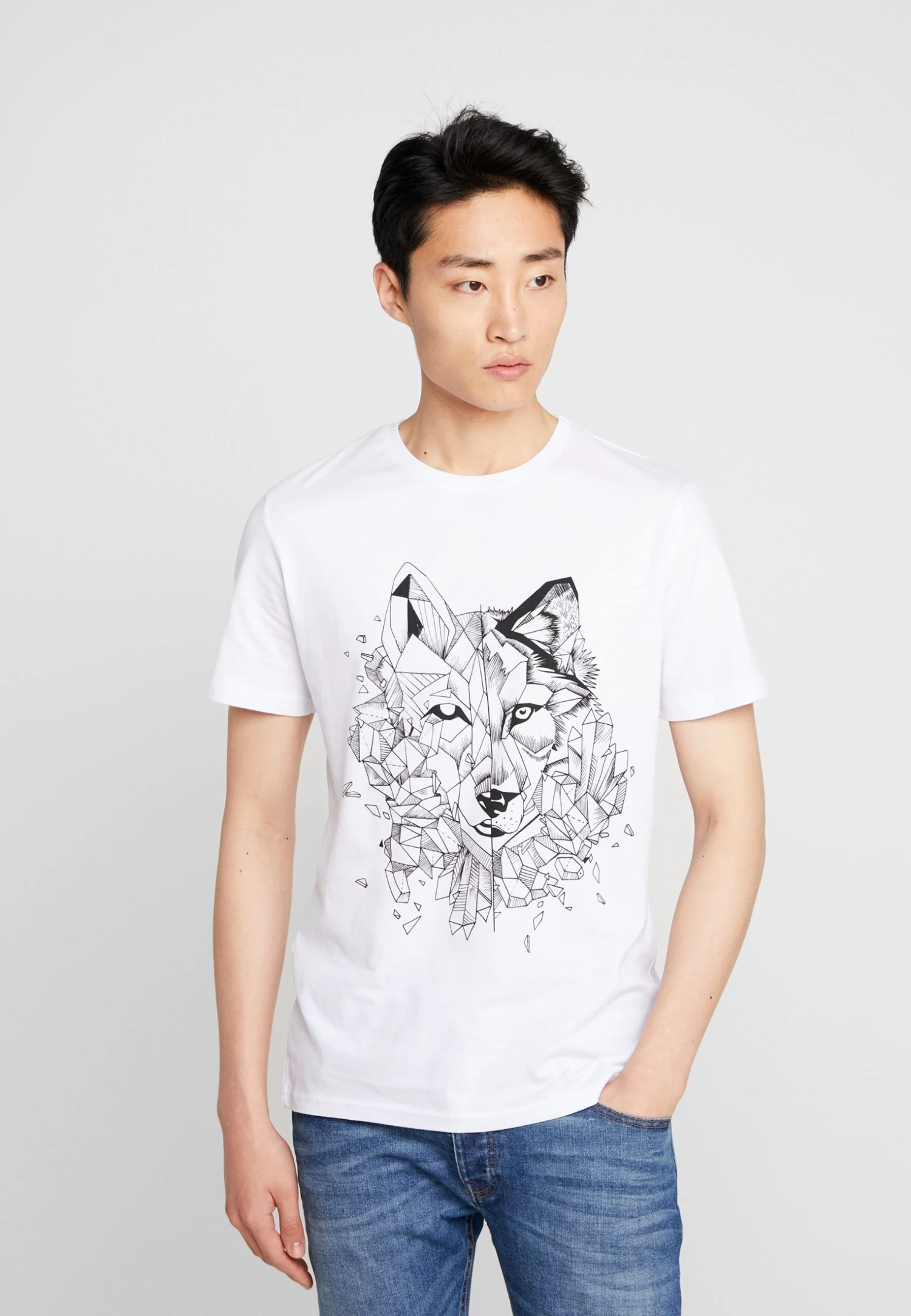 Pier One T-shirt Z Nadrukiem - White 3 Pier One T-shirt Z Nadrukiem - White