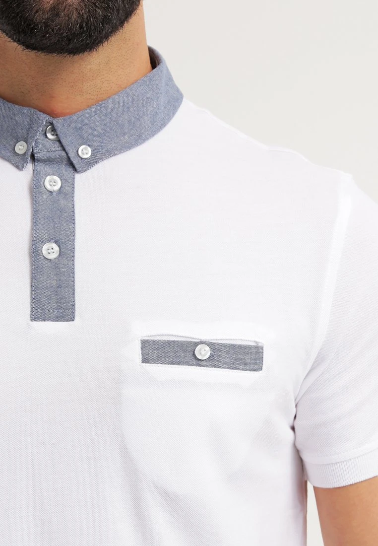 Pier One Koszulka Polo - White 6 Pier One Koszulka Polo - White - obrazek 4