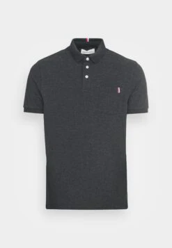 Pier One TRICOLORE TRIM POLO - Koszulka Polo - Dark Grey -Sklep Z Odzieżą Męską 80bdca5a0d1d4cb0ad06545a06debc52
