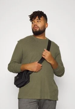 Pier One Bluzka Z Długim Rękawem - Olive -Sklep Z Odzieżą Męską 82d24bc02660402697088dbb931be292