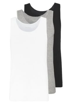 Pier One 3 PACK - Top - White/black