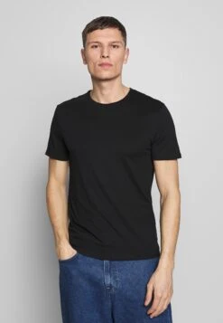 Pier One 5 PACK - T-shirt Basic - Black/white/blue -Sklep Z Odzieżą Męską 846ff11aa4334afca51088c0d9579942