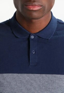 Pier One Koszulka Polo - Dark Blue/mottled Grey -Sklep Z Odzieżą Męską 867edff9fa1d4fa2bf2982c7c68448ba