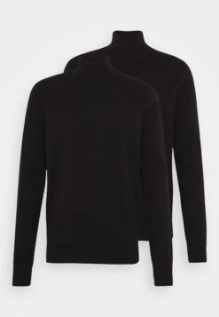 Pier One PM- BASIC TURTLENECK - Sweter - Black -Sklep Z Odzieżą Męską 8734a667699e468ebb89189aafa90312