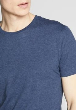 Pier One 3 PACK - T-shirt Basic - Black/white/blue -Sklep Z Odzieżą Męską 878a6b632a3e4d79b61d9c486c38c510