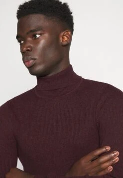 Pier One MUSCLE FIT TURTLE - Sweter - Mottled Bordeaux 11 Pier One MUSCLE FIT TURTLE - Sweter - Mottled Bordeaux -Sklep Z Odzieżą Męską 87bc9746f3cd48c78886c3726b9971e1