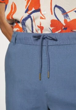 Pier One LINEN BLEND DRAWCORD SHORTS - Szorty - Blue 9 Pier One LINEN BLEND DRAWCORD SHORTS - Szorty - Blue -Sklep Z Odzieżą Męską 87c8fc6ffcc340718daf1bf023c8502d