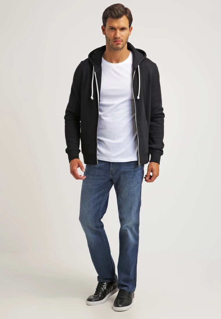 Pier One 2 PACK - T-shirt Basic - White/black 3 Pier One 2 PACK - T-shirt Basic - White/black