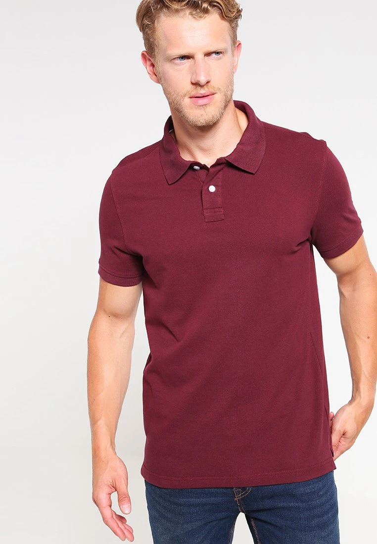 Pier One BASIC - Koszulka Polo - Bordeaux 3 Pier One BASIC - Koszulka Polo - Bordeaux