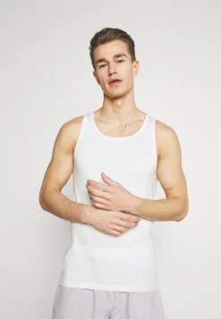 Pier One 3 PACK - Podkoszulki - Dark Blue/bordeaux/off-white