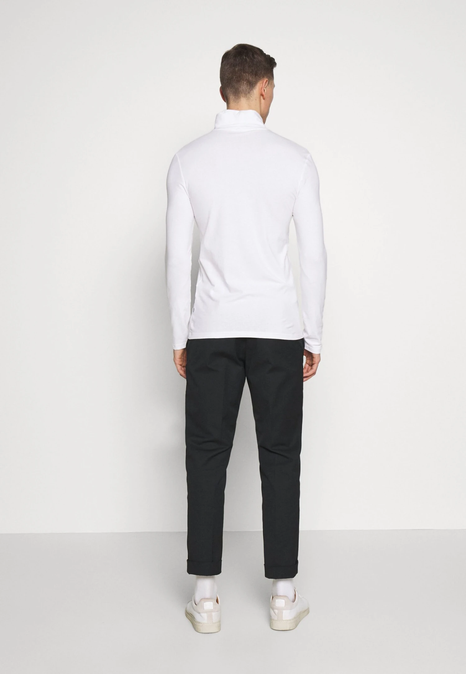 Pier One 2 PACK - Bluzka Z Długim Rękawem - White/black 6 Pier One 2 PACK - Bluzka Z Długim Rękawem - White/black - obrazek 4