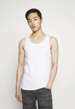 Pier One 3 PACK - Top - White/black 14 Pier One 3 PACK - Top - White/black -Sklep Z Odzieżą Męską 96ee9a2668014691b3772c4bedb56cba