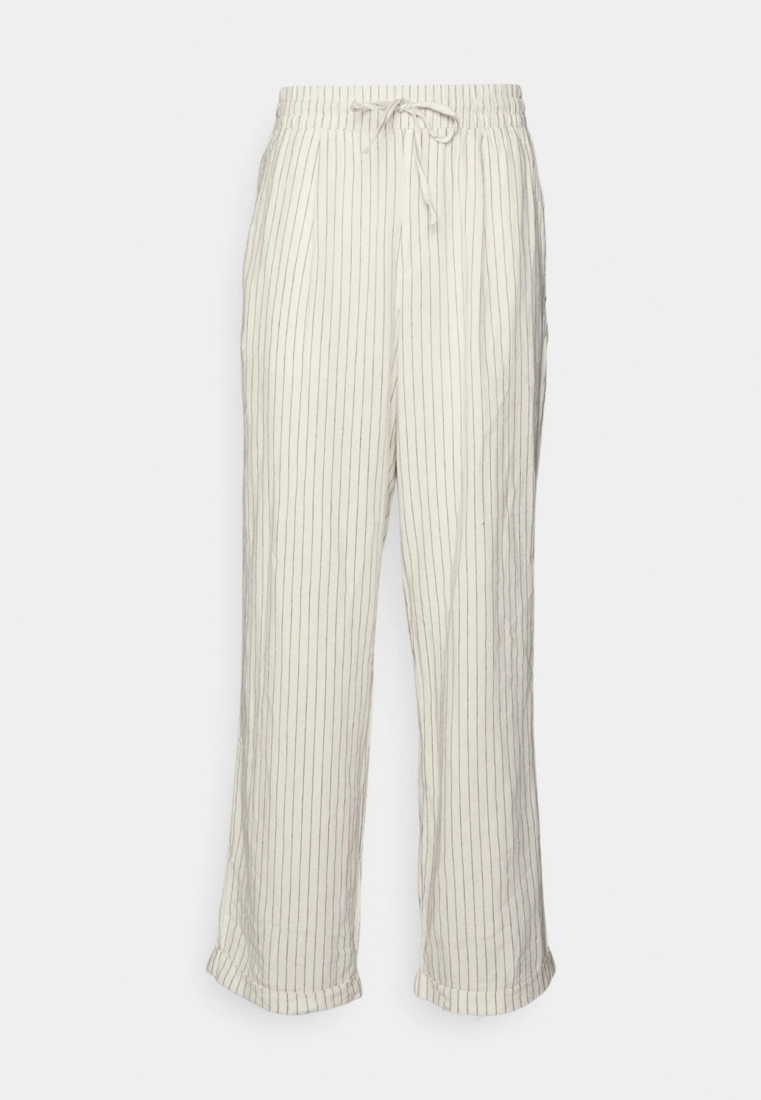 Pier One DRAWCORD TROUSERS - Spodnie Materiałowe - Off-white 6 Pier One DRAWCORD TROUSERS - Spodnie Materiałowe - Off-white - obrazek 4