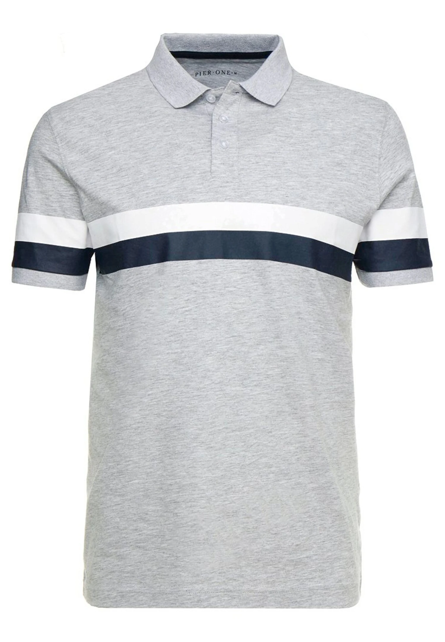 Pier One Koszulka Polo - Mottled Light Grey 7 Pier One Koszulka Polo - Mottled Light Grey - obrazek 5