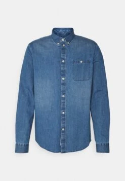 Pier One DENIM SHIRT - Koszula - Blue Denim