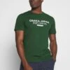 Pier One OSAKA TEE - T-shirt Z Nadrukiem - Green -Sklep Z Odzieżą Męską 989e19197a9847889578cfff13fecfbc