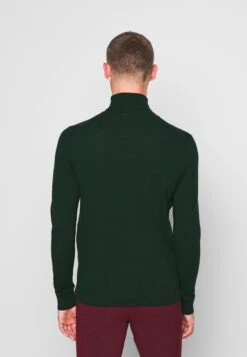 Pier One PM- BASIC TURTLENECK - Sweter - Black/dark Green -Sklep Z Odzieżą Męską a389b47cc67c44dabaafa53605b7d51c