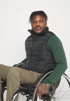 Pier One Kamizelka - Black -Sklep Z Odzieżą Męską a6287727bfd1418cabf8305da2875468