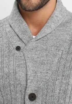Pier One Kardigan - Mottled Dark Grey -Sklep Z Odzieżą Męską a81bf8b9d0cc4071ae6e5334e2ae0b0e