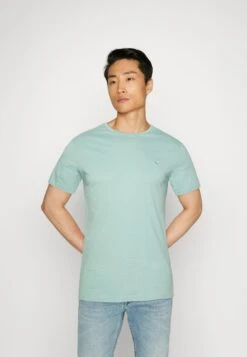 Pier One 5 PACK - T-shirt Basic - Mottled Blue/light Green/off-white -Sklep Z Odzieżą Męską a860309a8a4e4663bcbed72cc86372f3