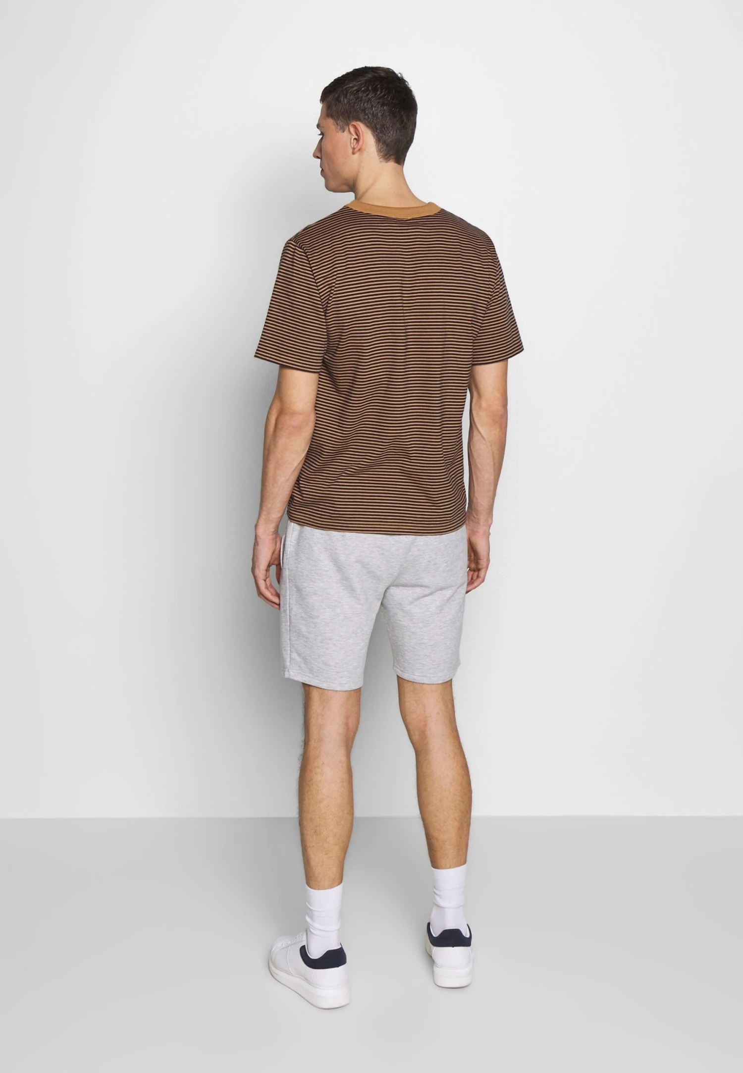 Pier One 2 PACK - Szorty - Light Grey /black 7 Pier One 2 PACK - Szorty - Light Grey /black - obrazek 5