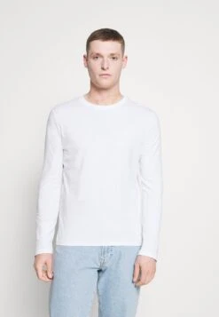 Pier One 5 PACK - Bluzka Z Długim Rękawem - White/dark Blu/grey -Sklep Z Odzieżą Męską aad286ee902a43619808ca737715909e