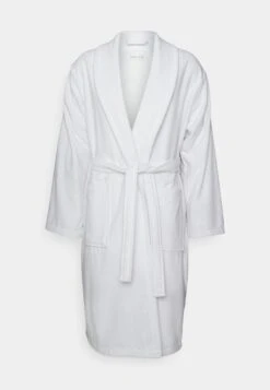 Pier One SHAWL TOWEL BATHROBE - Szlafrok - White -Sklep Z Odzieżą Męską ae61951bd55140ac9d167b819a7964f5