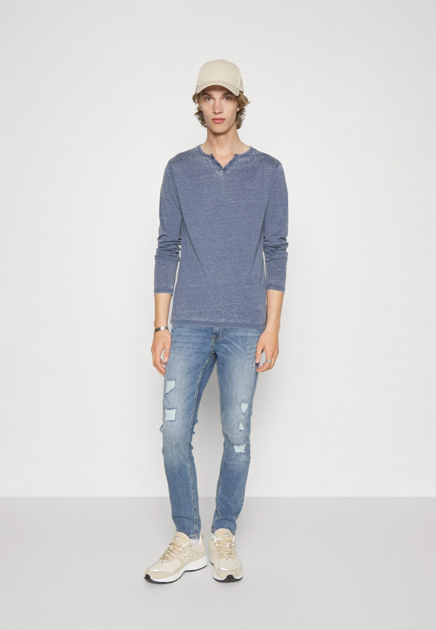 Pier One Bluzka Z Długim Rękawem - Blue 4 Pier One Bluzka Z Długim Rękawem - Blue - obrazek 2