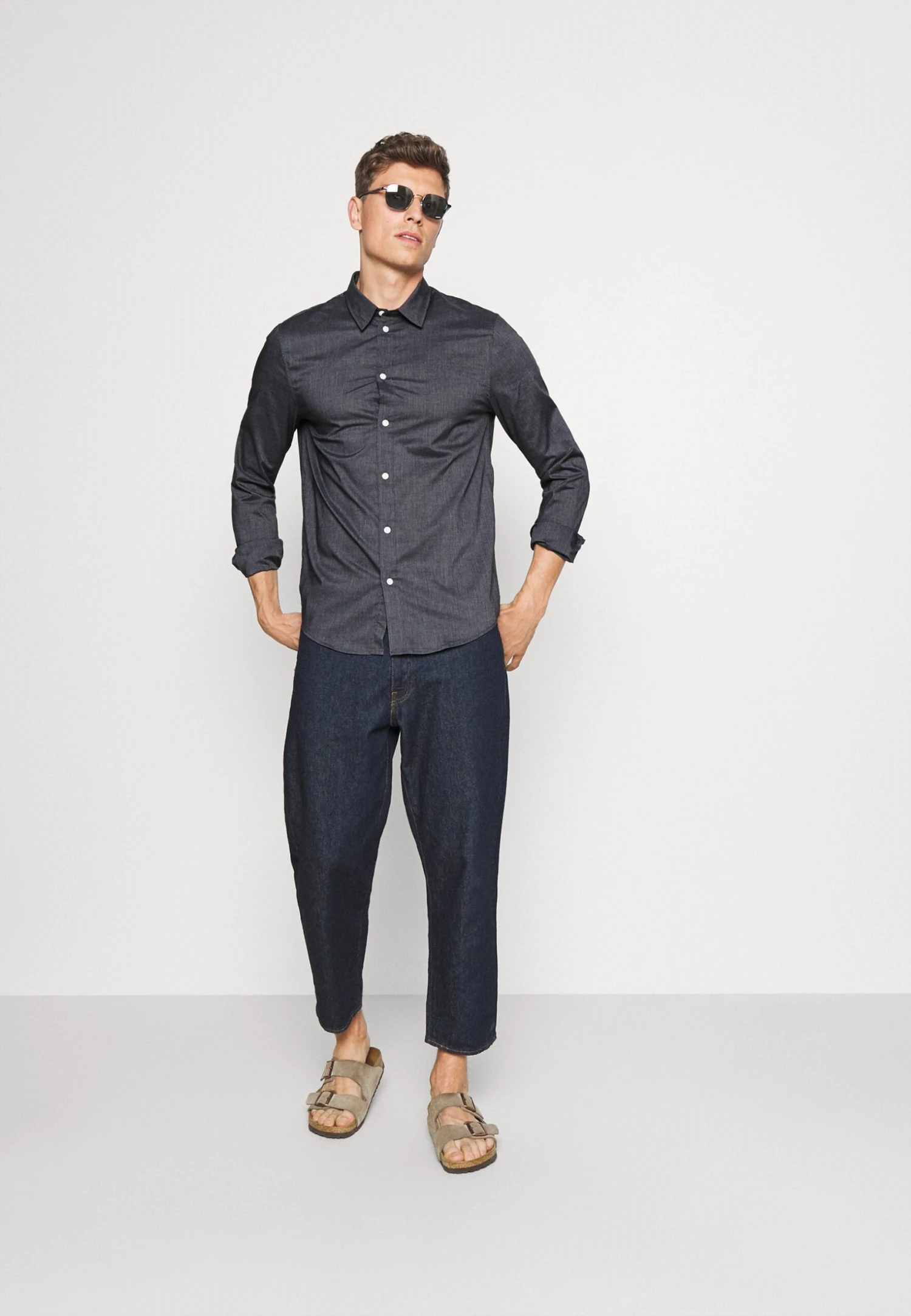 Pier One Koszula - Blue Grey 4 Pier One Koszula - Blue Grey - obrazek 2