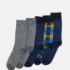 Pier One 5 PACK - Skarpety - Yellow/dark Blue/grey 1 Pier One 5 PACK - Skarpety - Yellow/dark Blue/grey -Sklep Z Odzieżą Męską b007253874864f13810eb266ab954999