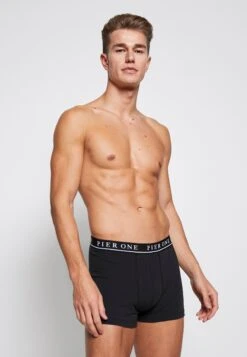 Pier One 5 PACK - Panty - Black -Sklep Z Odzieżą Męską b227a81622fa435dab7a91d73c7d87b5